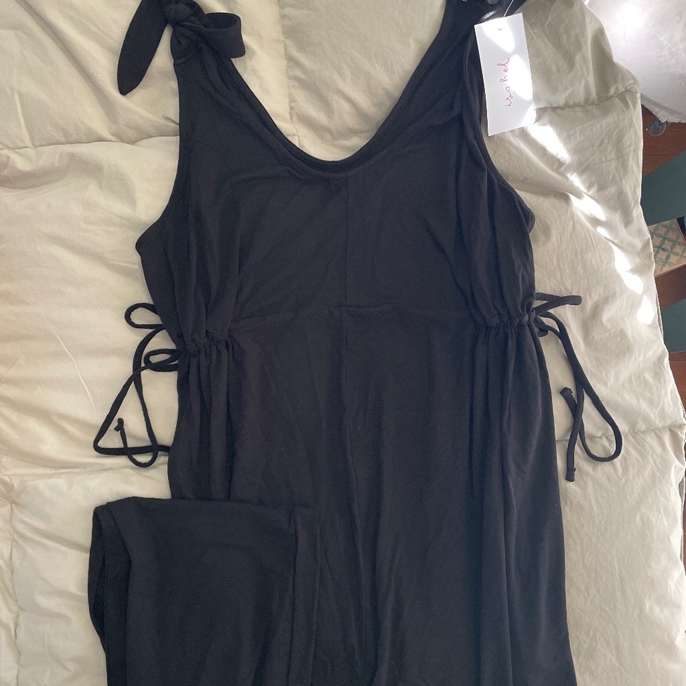 Ingrid + Isabel Black maternity romper